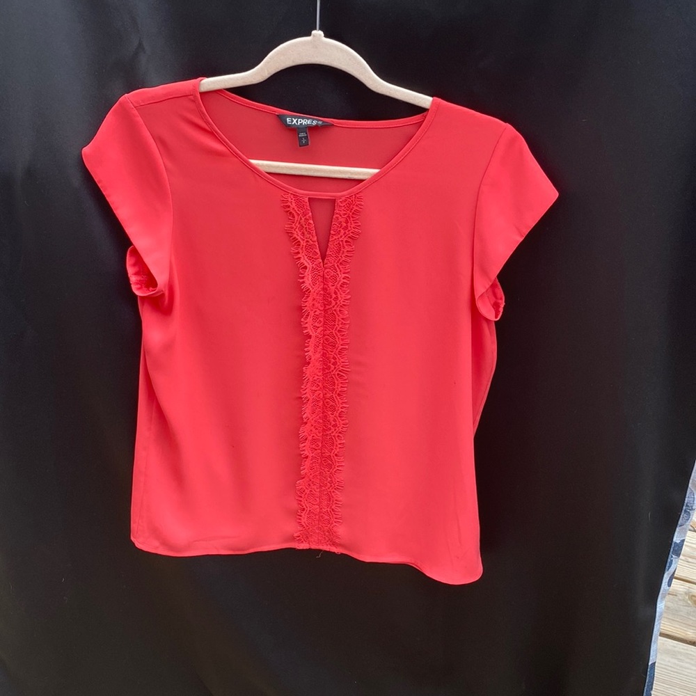Women’ blouse size small color orange